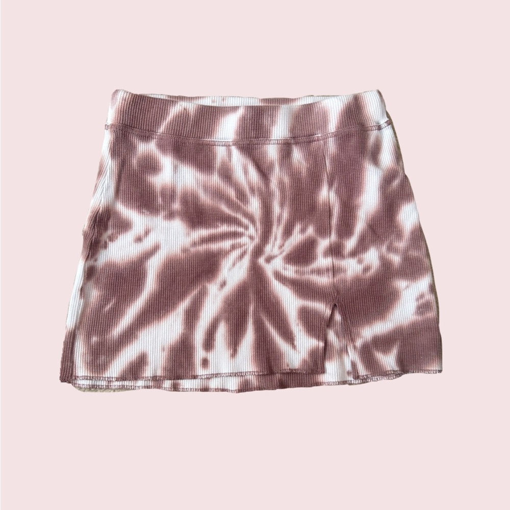 Tie dye miniskirt